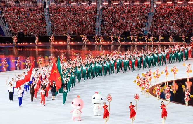 、浩洋、豪尔赛、冠雅…点亮全运会！爱游戏app佛山照明、洲明、三思(图2)